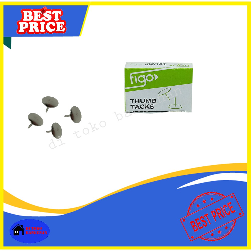 Paku Payung Pines 1 Kotak 25 Pcs Thumb Tack