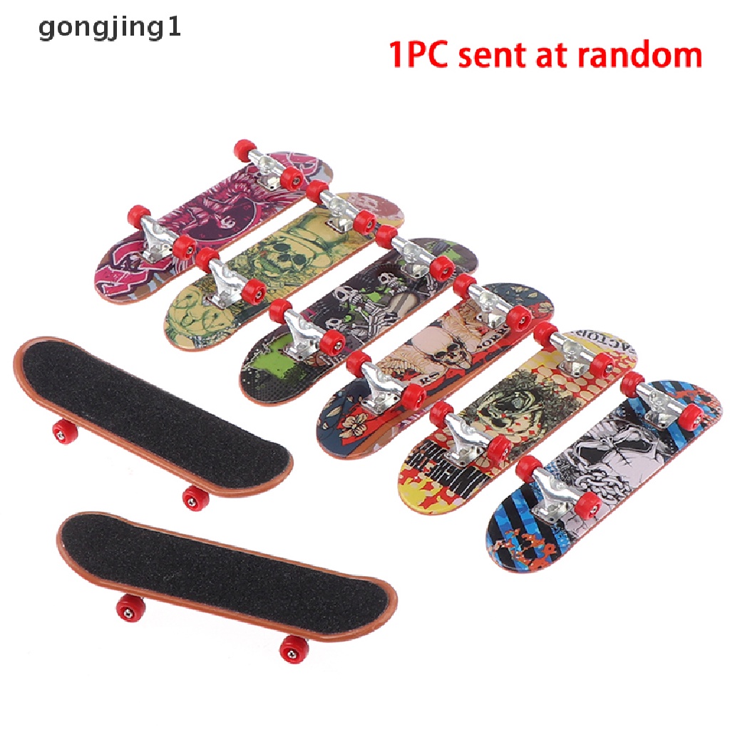 Ggg Mainan Skateboard Jari Mini Bahan Plastik