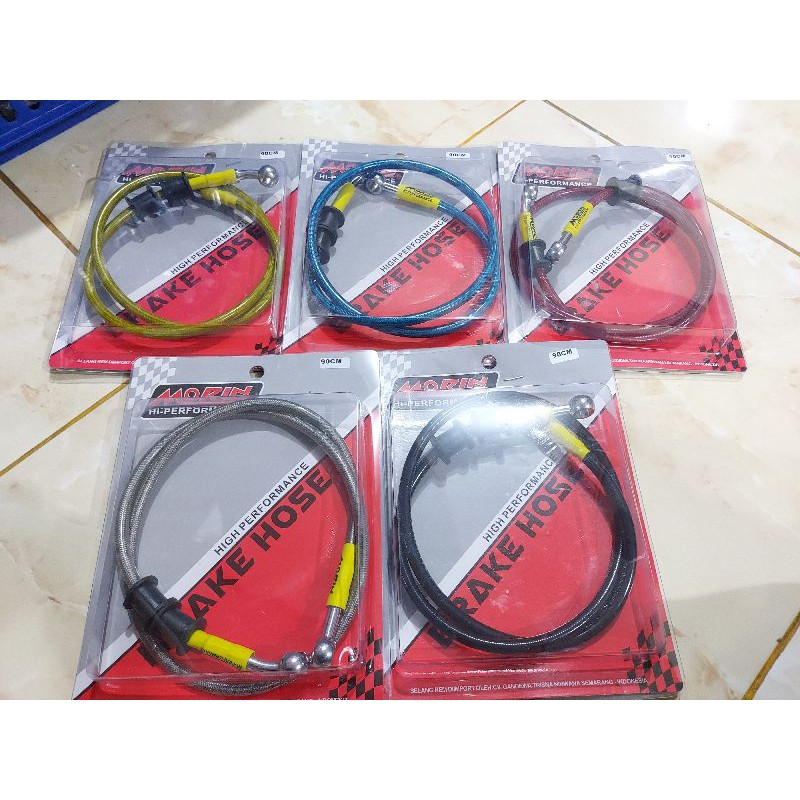 SELANG / KABEL REM MODEL TDR  DEPAN MEREK MORIN+ BELAKANG 35INCH/90CM 24INCH/40CM VIXION BYSON SONIC