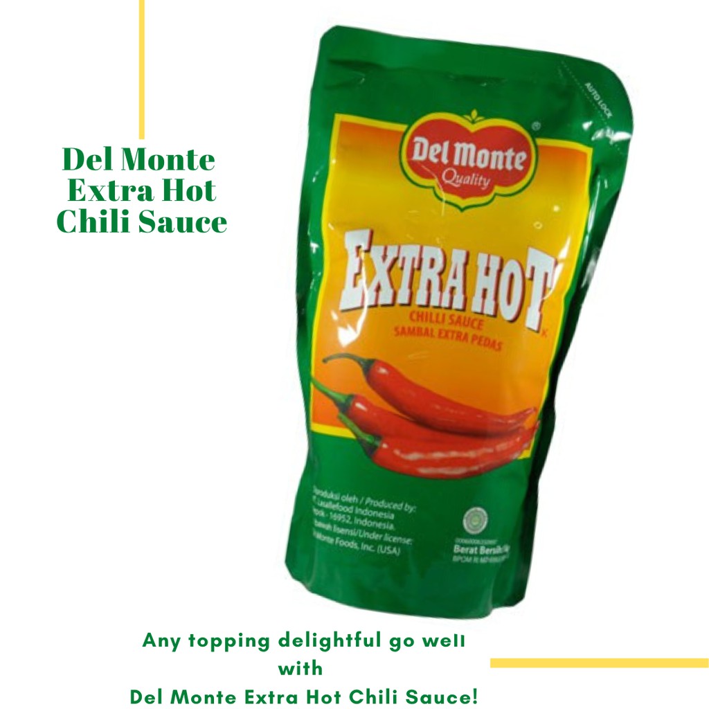 

DEL MONTE EXTRA HOT CHILI SAUCE 200 Gram