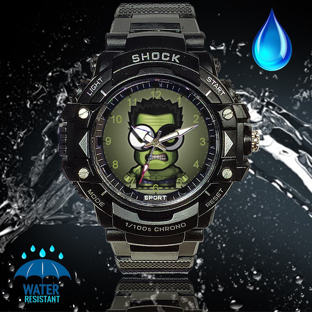 (JOS GANDOS BOS) Jam Tangan HULK - 1 (Exclusive)