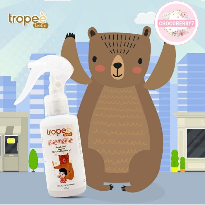 Tropee Bebe Hair Lotion 100ml Lotion Rambut Bayi Trope Bebe 100 ml