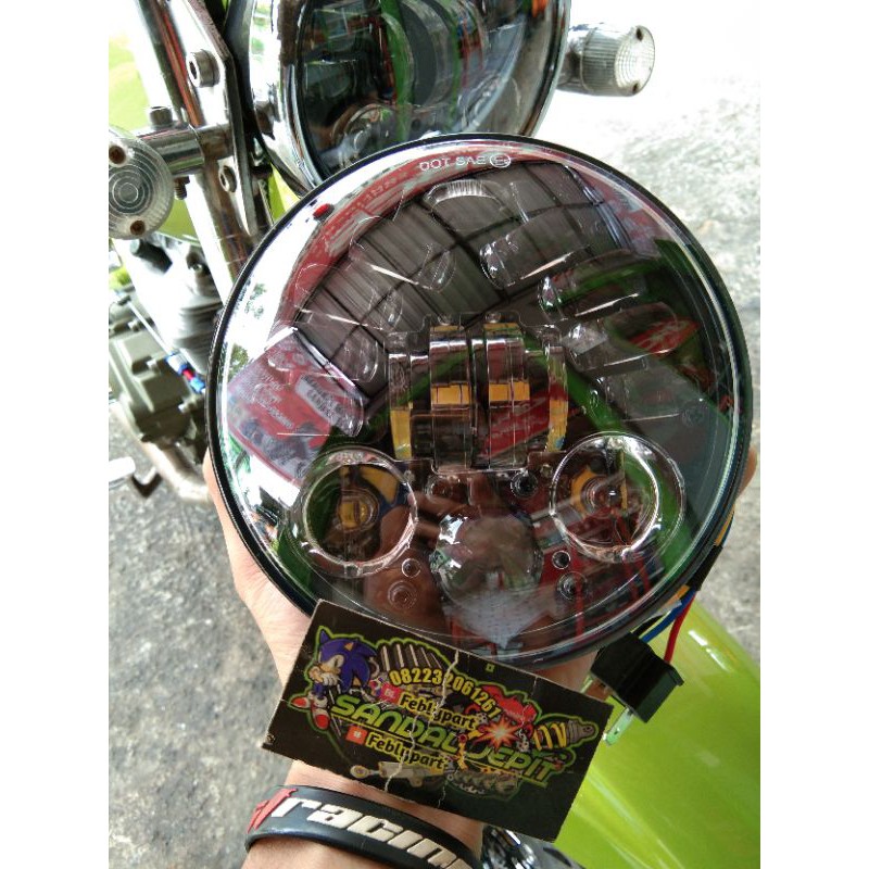 LAMPU DAYMAKER 5,7 INCH IMPORT LAMPU LED DAYMAKER 5,7 INCH PNP BATOK L2G BATOK VANVAN BATOK CB125 CB