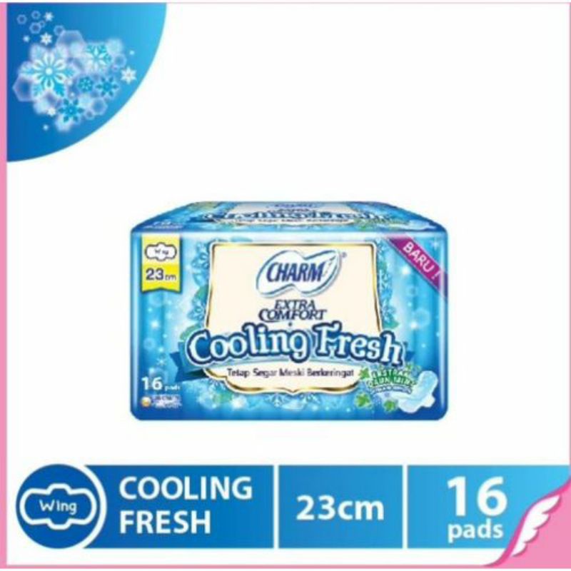 Charm cooling fresh pembalut 26cm