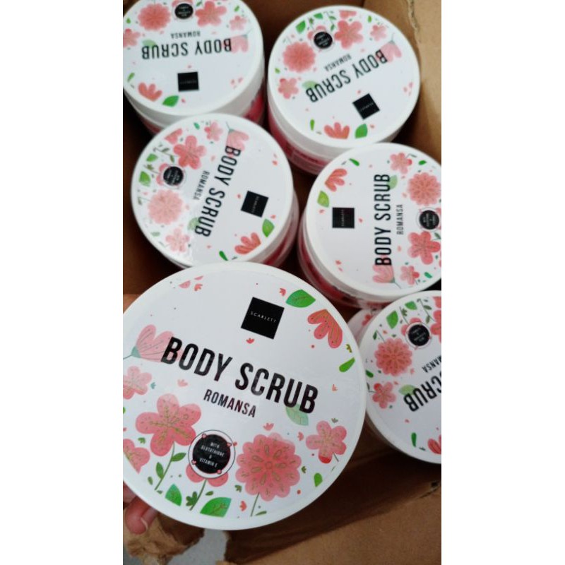 SCARLETT BODY SCRUB ROMANSA