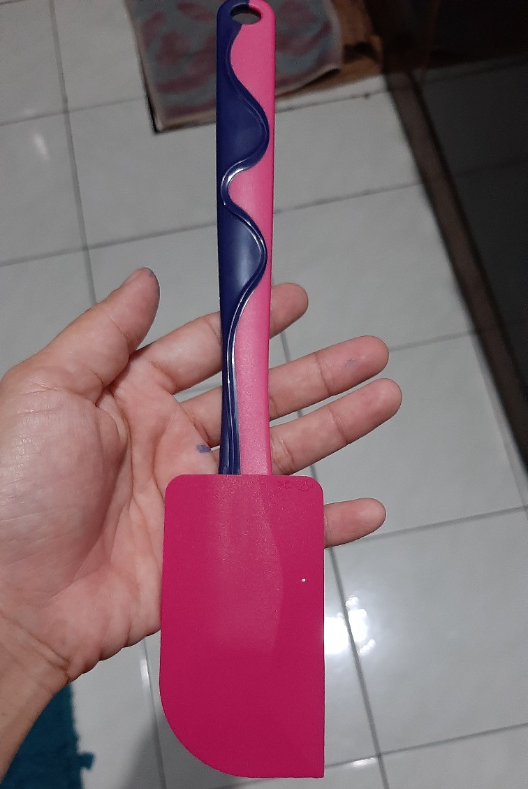 [910] Spatula Karet Silikon Pengaduk Adonan Bpa Free - Spatula Adonan Kue - Spatula Masak