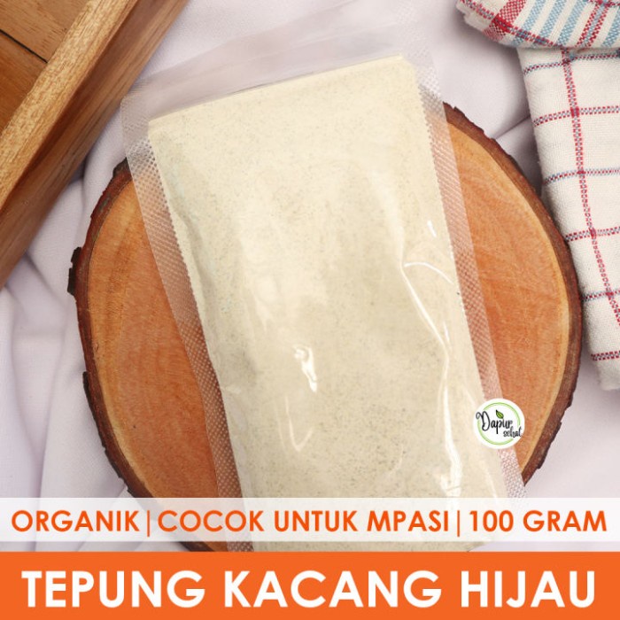 

Tepung Kacang Hijau 100 Gram Organik MPASI | Gluten Free | Hunkwe