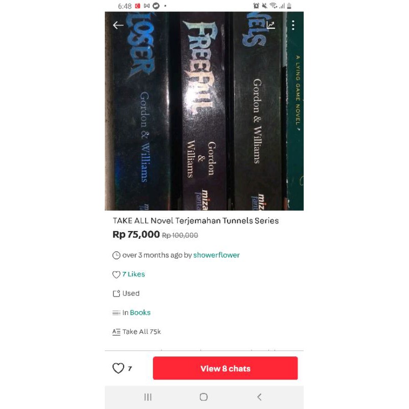 Novel Terjemahan Tunnel Series