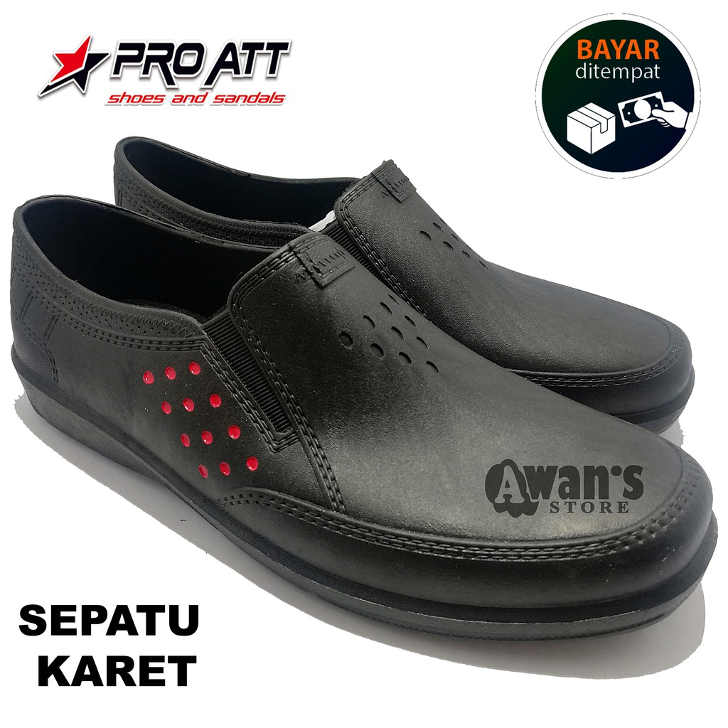 Sepatu Karet Pria Boot Karet Original Pro ATT ABN 557 Sepatu Pantofel Karet Pria Berkulitas