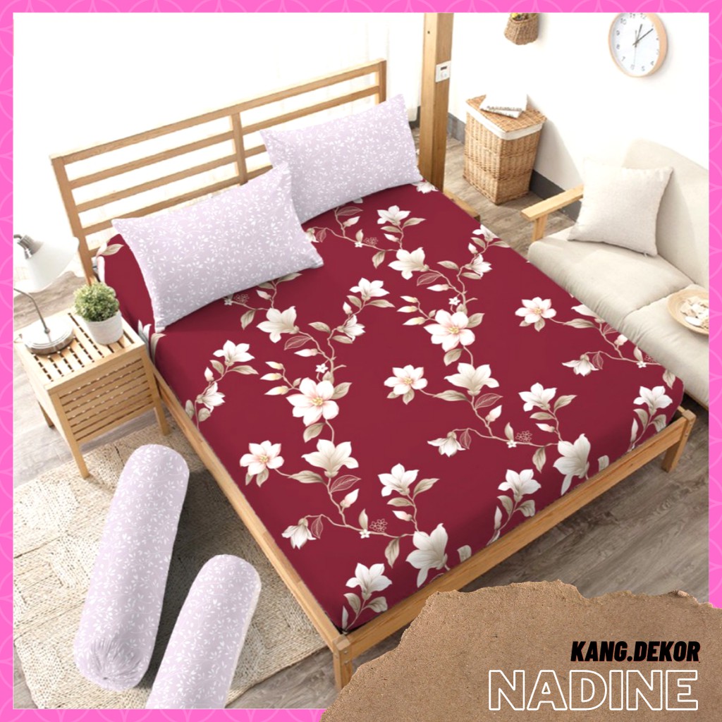 SPREI KINTAKUN DLUXE MOTIF NADINE 180x200 160x200 120x200 MURAH MOTIF TERBARU SEPRAI D’LUXE SEPREI AESTHETIC D'LUXE D LUXE KINTAKUN SEPRAI CANTIK SEPRE DLUXE PROMO ANTI LUNTUR MOTIF PLUS SARUNG BANTAL SPREI DEWASA ALAS KASUR SPREI ADEM