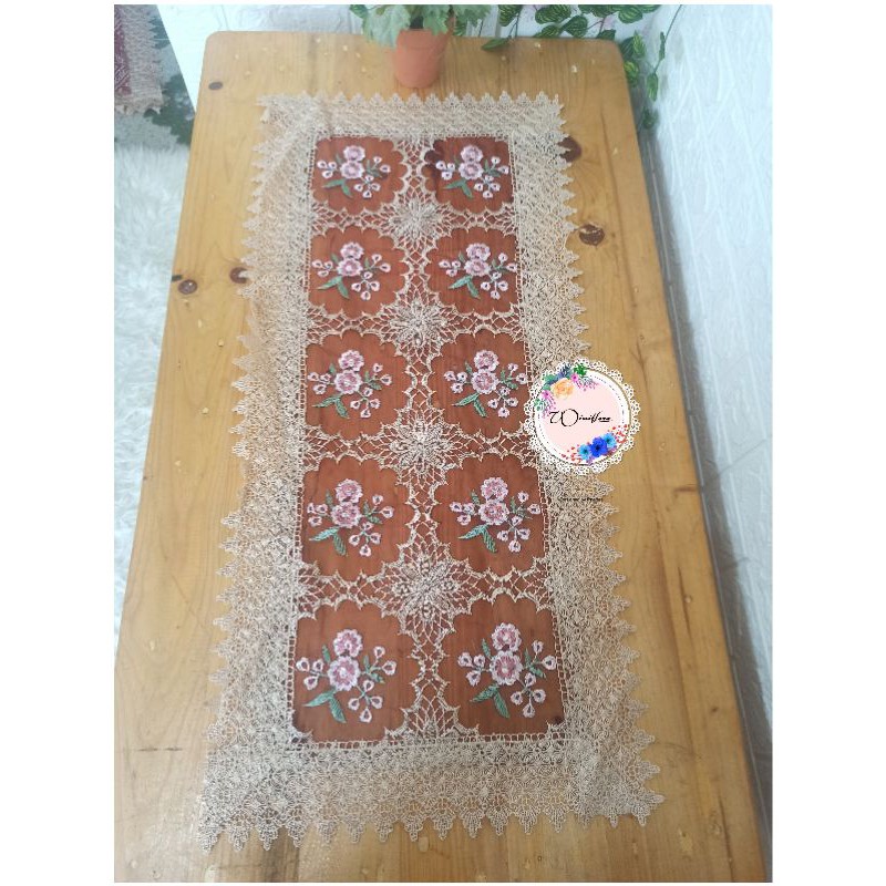 TAPLAK MEJA TAMU PERSEGI ORGANDY IMPORT / TAPLAK MEJA TAMU / TAPLAK MEJA / TAPLAK MINIMALIS