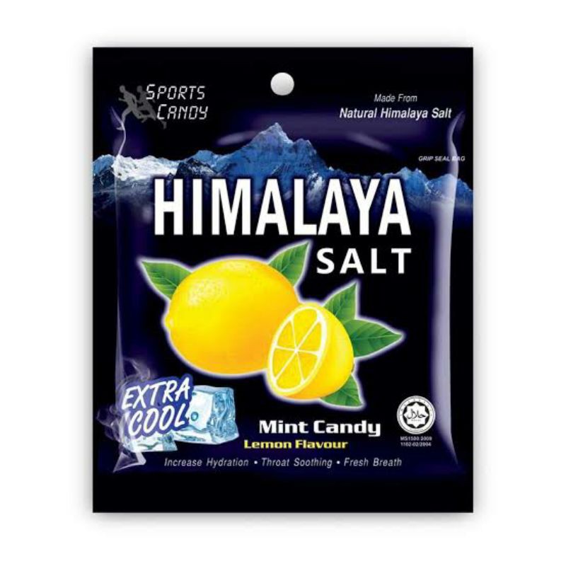 Himalaya salt lemon mint candy / himalaya pastilles pappermint