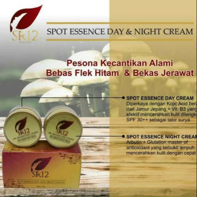 Spot essence night cream krim malam saja SR12 BPOM ORIGINAL