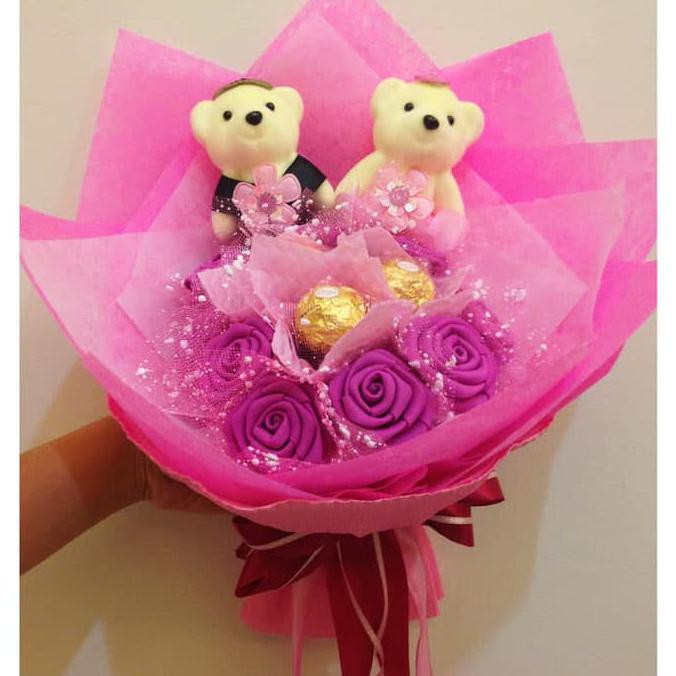 

Buruan Serbu Buket Bunga Valentine/ Kado Ulangtahun/ Kado Anniversary 9B+3C+2B