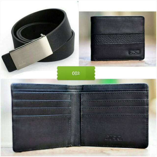 [PROMO] 1 Set Ikat Pinggang + Dompet Kulit Pria - Impor/Belt + Wallet