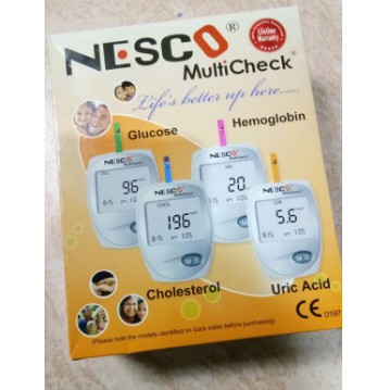 

Alat Nesco Multicheck GCU 3 in 1 Cek Gula Darah, Kolesterol, Asam Urat