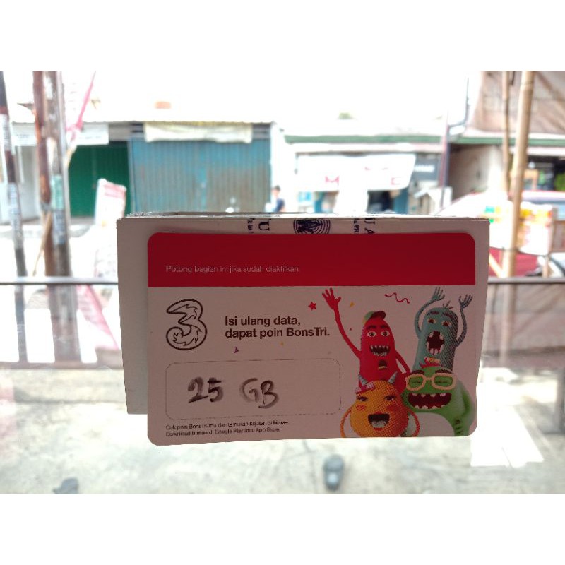 VOUCHER KUOTA TRI HAPPY 25GB
