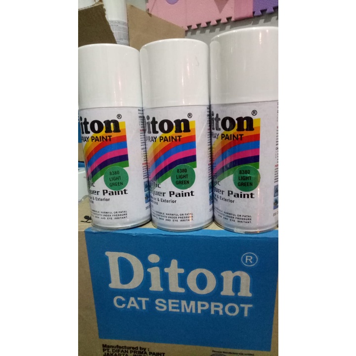 cat semprot pilok pilox diton light green 8380 300cc hijau metalik