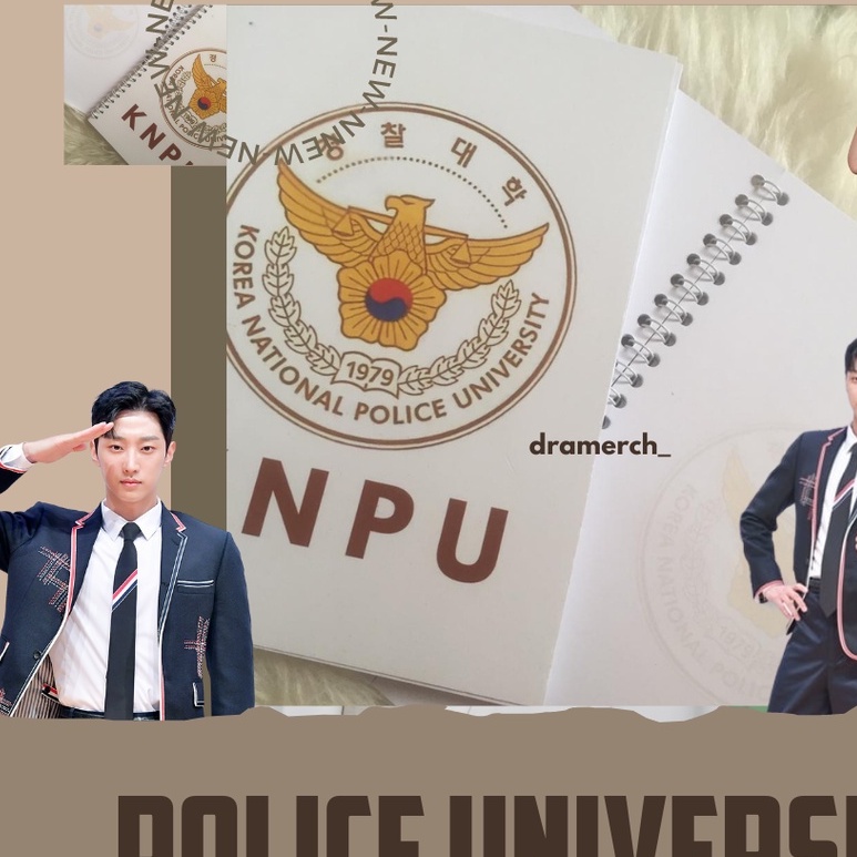 

Notebook Police University Full Colour Krystal Jung Jin young Drakor Merchandise dramerch KNPU Korean National Police University