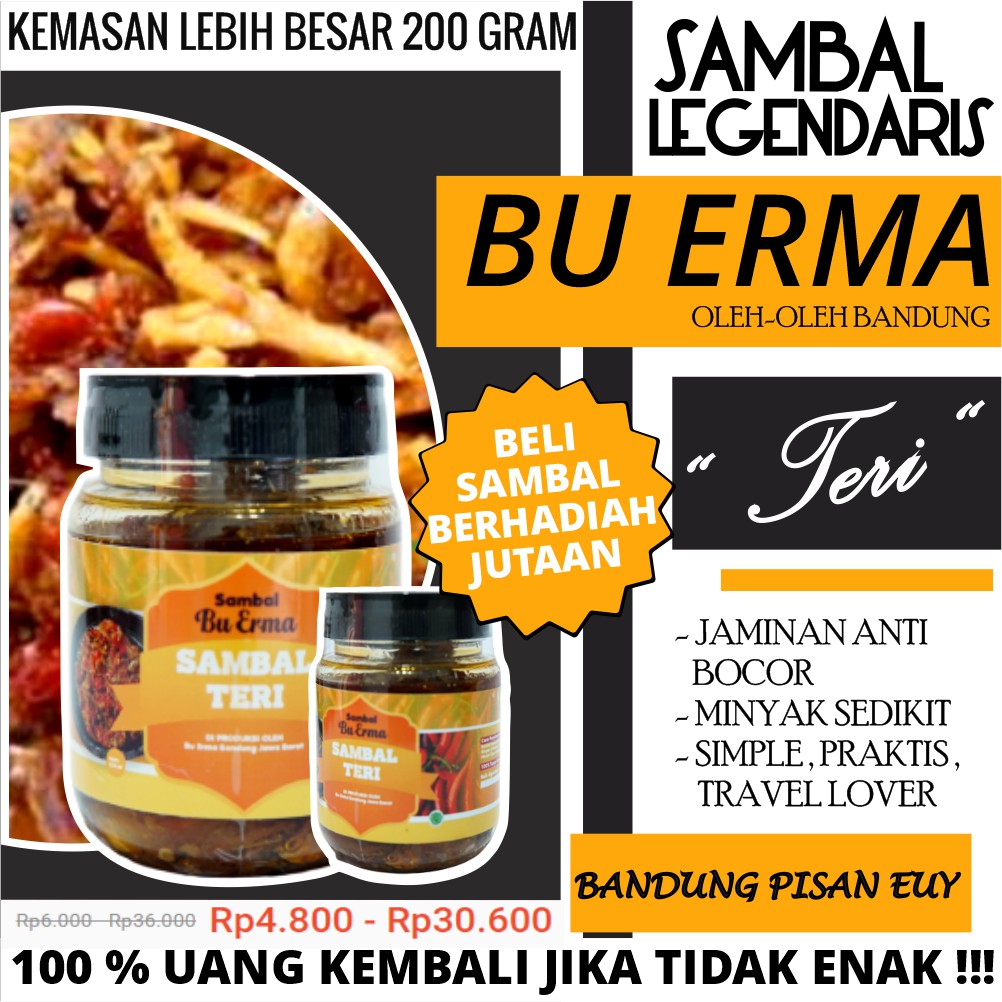

Sambal Teri Medan Sambel Pedas Enak Promo Termurah TR
