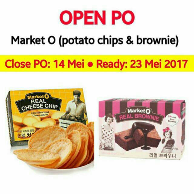 PO Market O Real Potato Chips & Brownie Korea