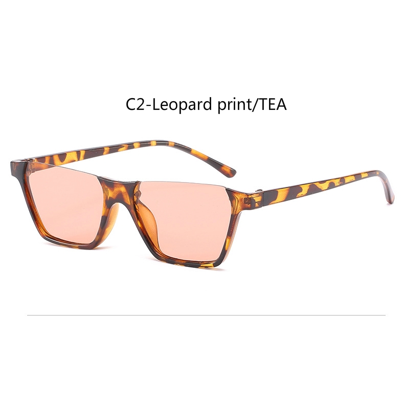 Fashion Half Frame Square Korean Retro Men's and Women's Sunglasses