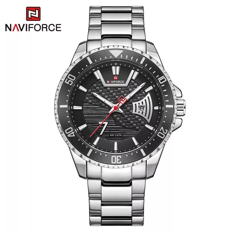 JAM TANGAN NAVIFORCE PRIA CASUAL MEWAH NF-9192 SS 5