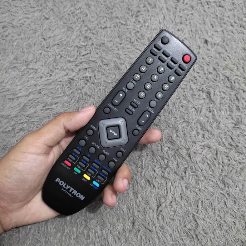 Remote TV POLYTRON Tabung Uslim/LCD/LED Terbaru 100% Original Terbaru - Remote TV POLYTRON Tabung Or