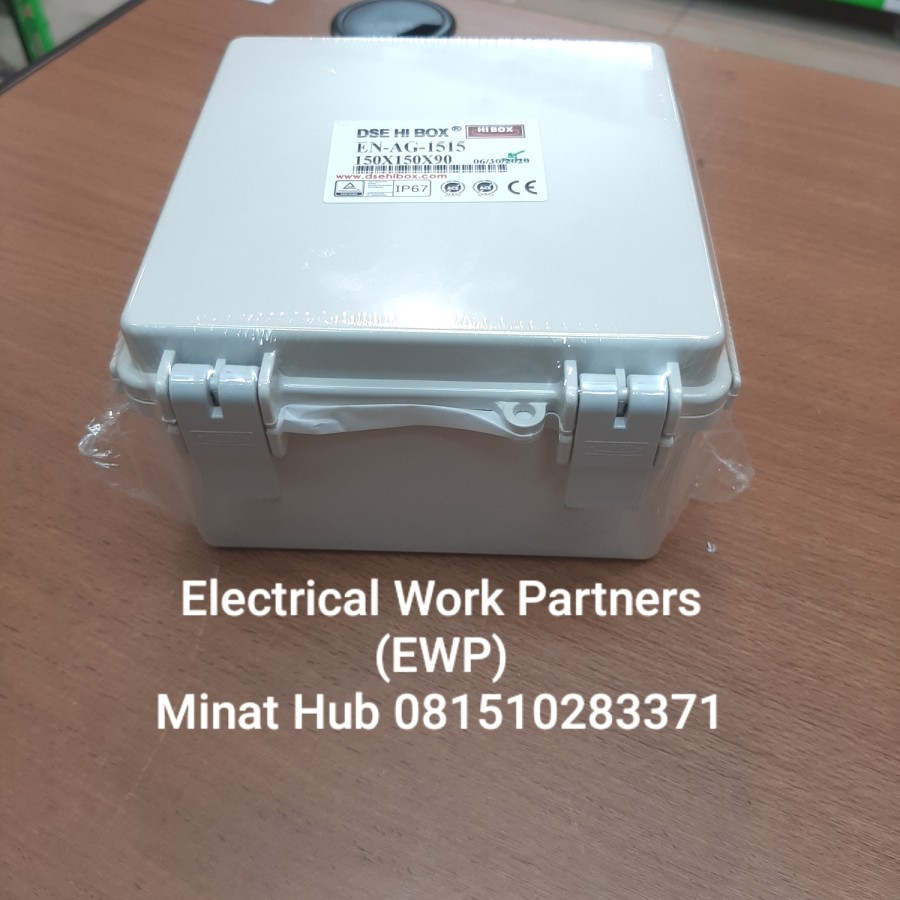 PROMO JUNCTION BOX PVC TIPE EN-AG-1515 UK 150X150X90 IP67 HILOX