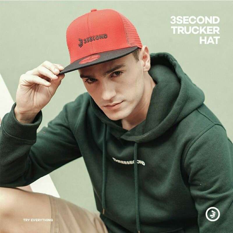 topi snapback murah 3second original 100%