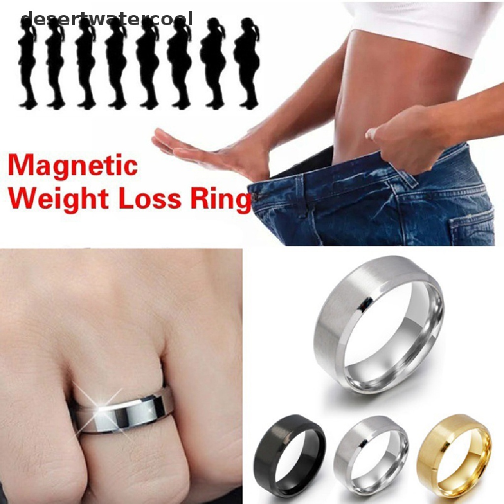 Deid Cincin Terapi Magnetik Bahan Stainless Steel Untuk Menurunkan Berat Badan