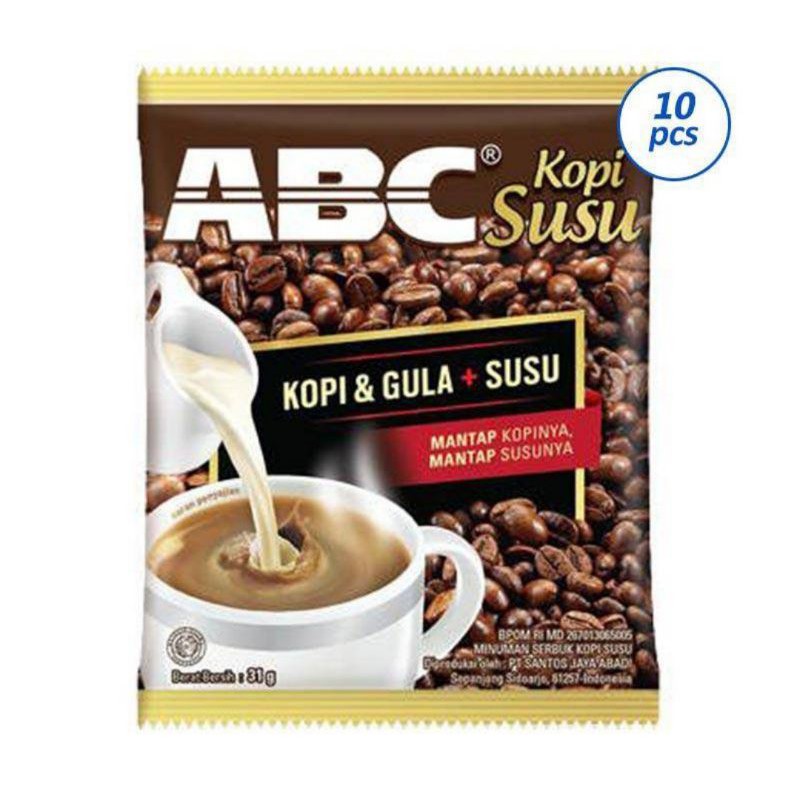 

ABC Kopi Susu 31g x 10 pc