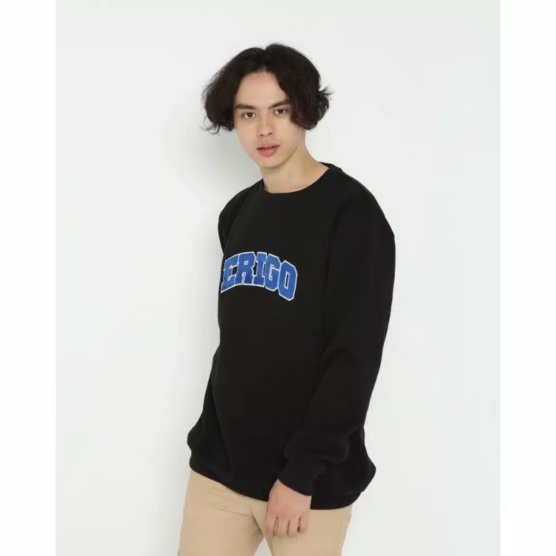 Crewneck ERIGO Bordir Full TAG[ Bisa COD] Size M L XL Termurah / SWEATER ERIGO CREWNECK PRIA WANITA BASIC BAHAN FLEECE PREMIUM