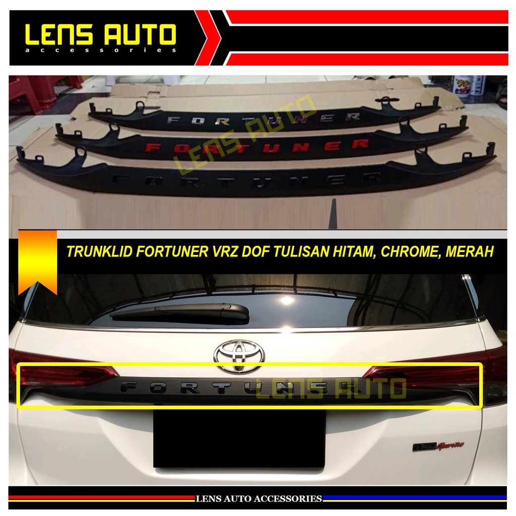 TRUNKLID FORTUNER VRZ BACKDOOR FORTUNER VRZ