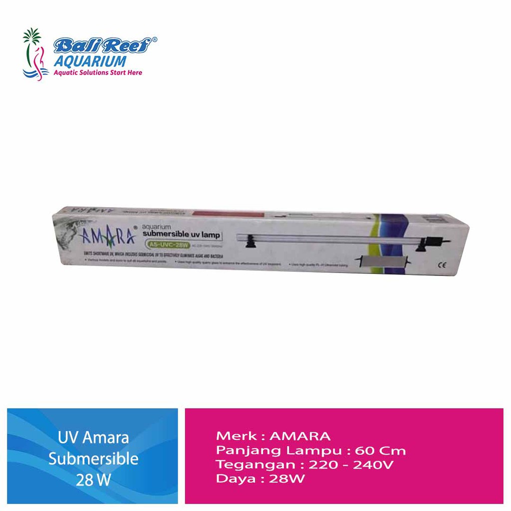 Amara Uv Lamp 28 Watt Lampu Uv Submersible Lampu Uv Celup Amara 28 Watt