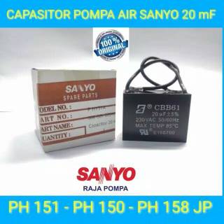 Kapasitor 12 Mikro Capasitor Pompa Air Sanyo Original Ph 100 Ph 101 Ph 136 Shopee Indonesia