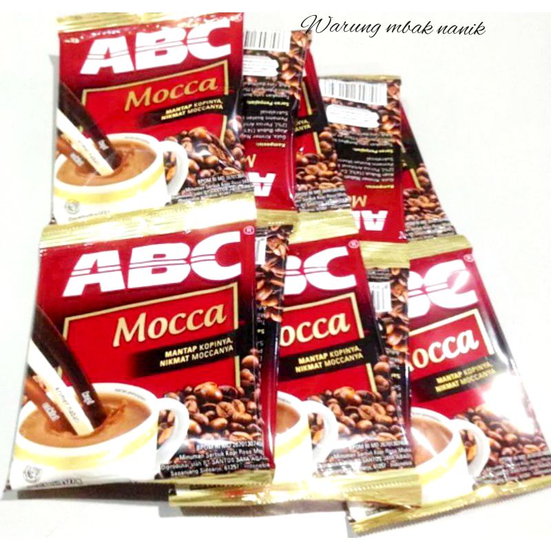 

Kopi Abc mocca 1Renceng 10sachet