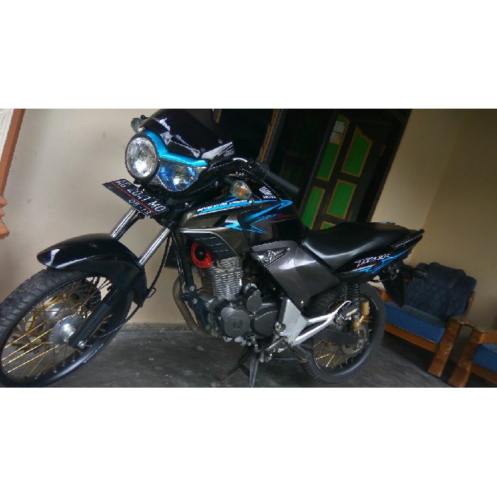 Original Stiker Body Striping Honda Tiger Revo 2013 Warna Biru