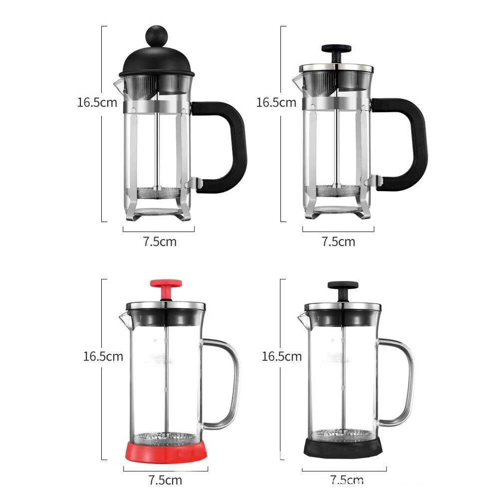 TD-AI Hoodakang French Press Coffee Maker Pot 350 ml - HKD510