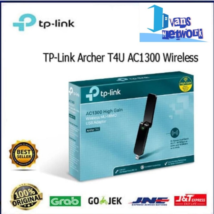 TPLINK Archer T4U AC1300 wireless dual band USB adapter