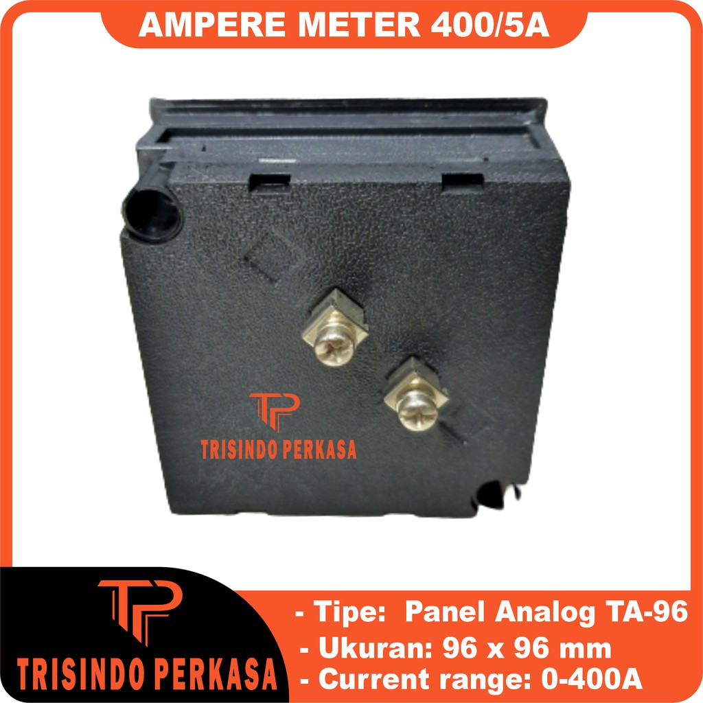 Ampere Meter Panel Analog TA-96 0-400A 96x96 Jarum