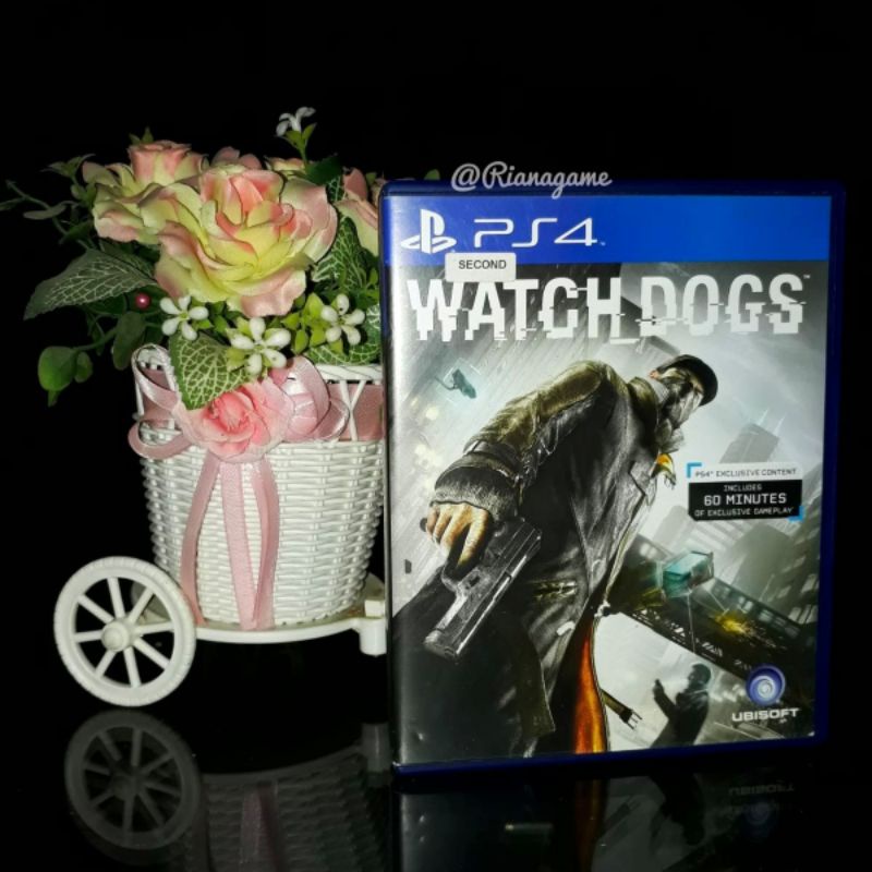 BD Kaset PS4 Watch Dogs Game CD PS 4 Original Playstation Bekas Second Mulus