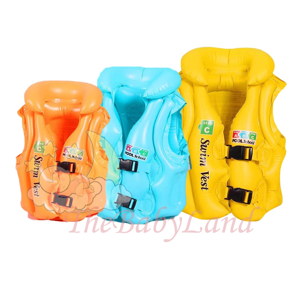 [1KG 6PCS] Babyland Rompi Pelampung Vest Renang Anak Swimvest Ukuran S, M, L
