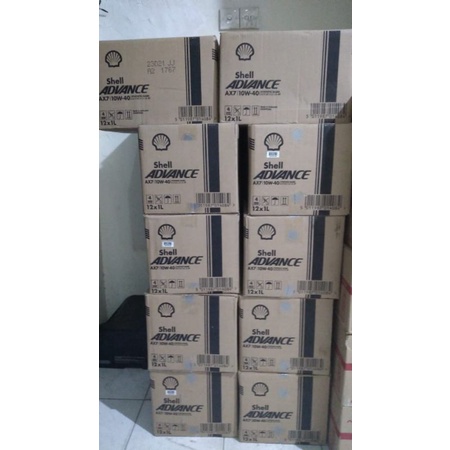 OLI MESIN SHELL ADVANCE AX7 AX 7 1 LITER