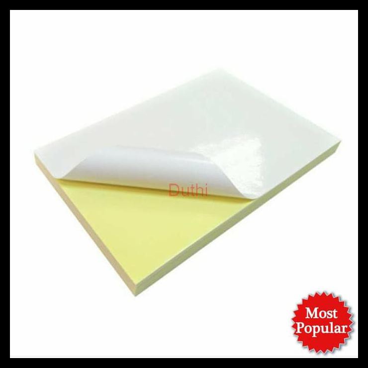 

PROMO KERTAS STIKER CHROMO LINTEC A4 ISI 50 LEMBAR PAKET ALAT TULIS MURAH TERUPDATE