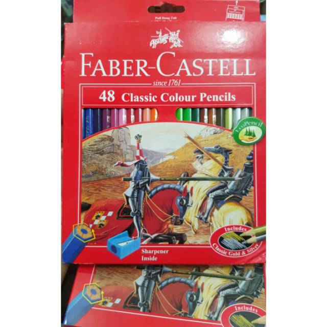 

FABER CASTELL PENSIL 48 WARNA CLASSIC