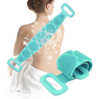 SILICONE BACK SCRUBBER BRUSH ALAT SIKAT PUNGGUNG SABUK MANDI PRAKTIS