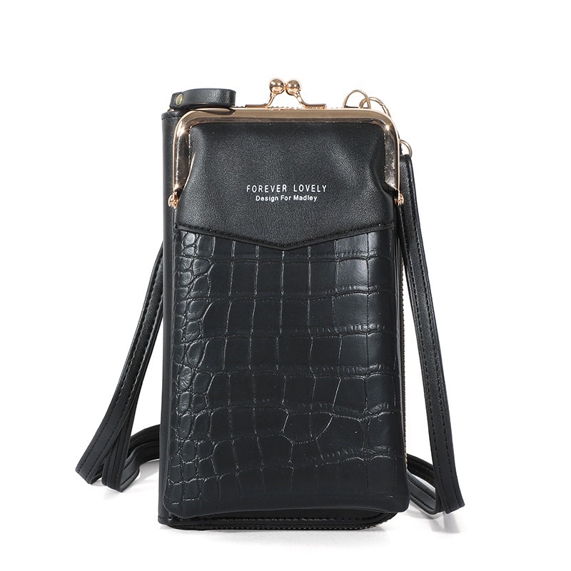 TI 3108 - TAS SELEMPANG WANITA IMPORT MURAH TAS HP FOREVER YOUNG LOVELY KOREAN BAGS - H