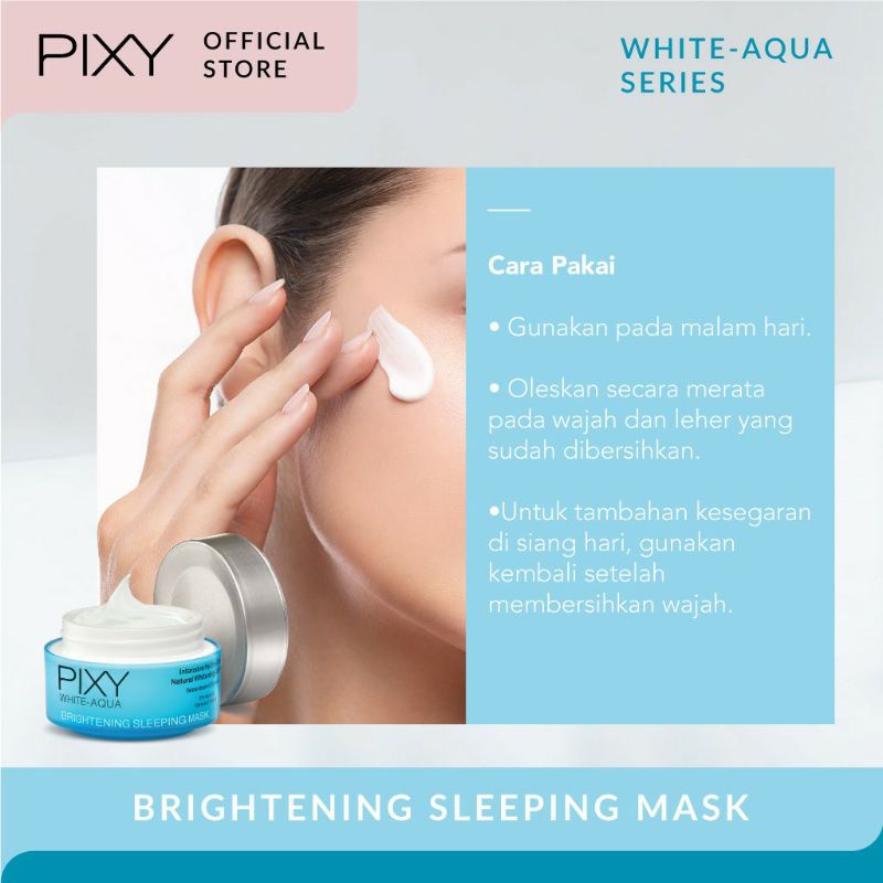 Pixy White Aqua Brightening Sleeping Mask 18 gr ~ ORIGINAL 100%