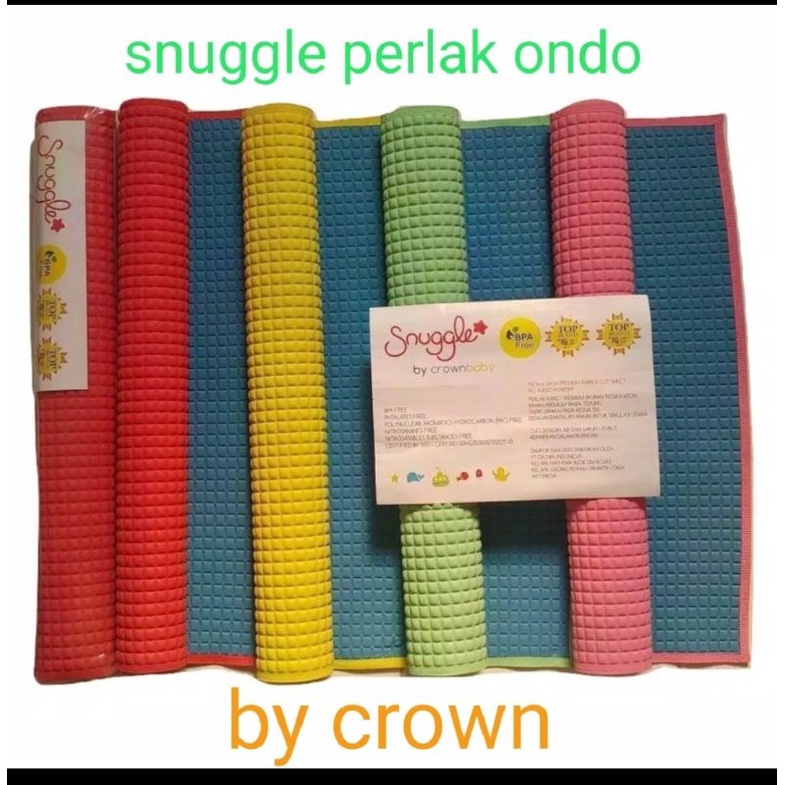 Perlak ompol Bayi snuggle polos 90 x 60